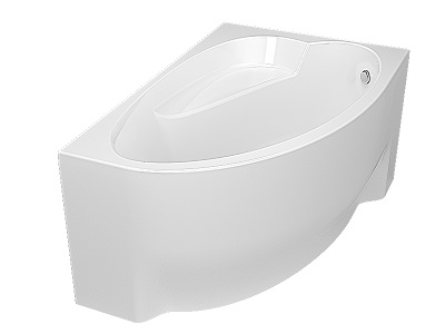 Ванна акриловая ALEX BAITLER NERO R 160*100 белая