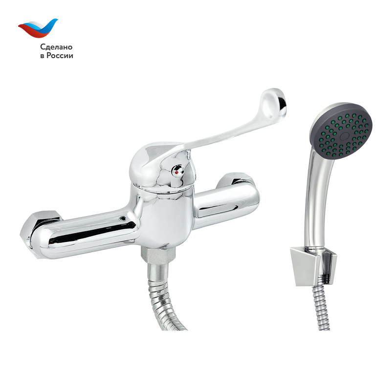 Смеситель для душа СЛАВЕН Хирург СЛ-ОД-Х40 с локтевым управлением хром