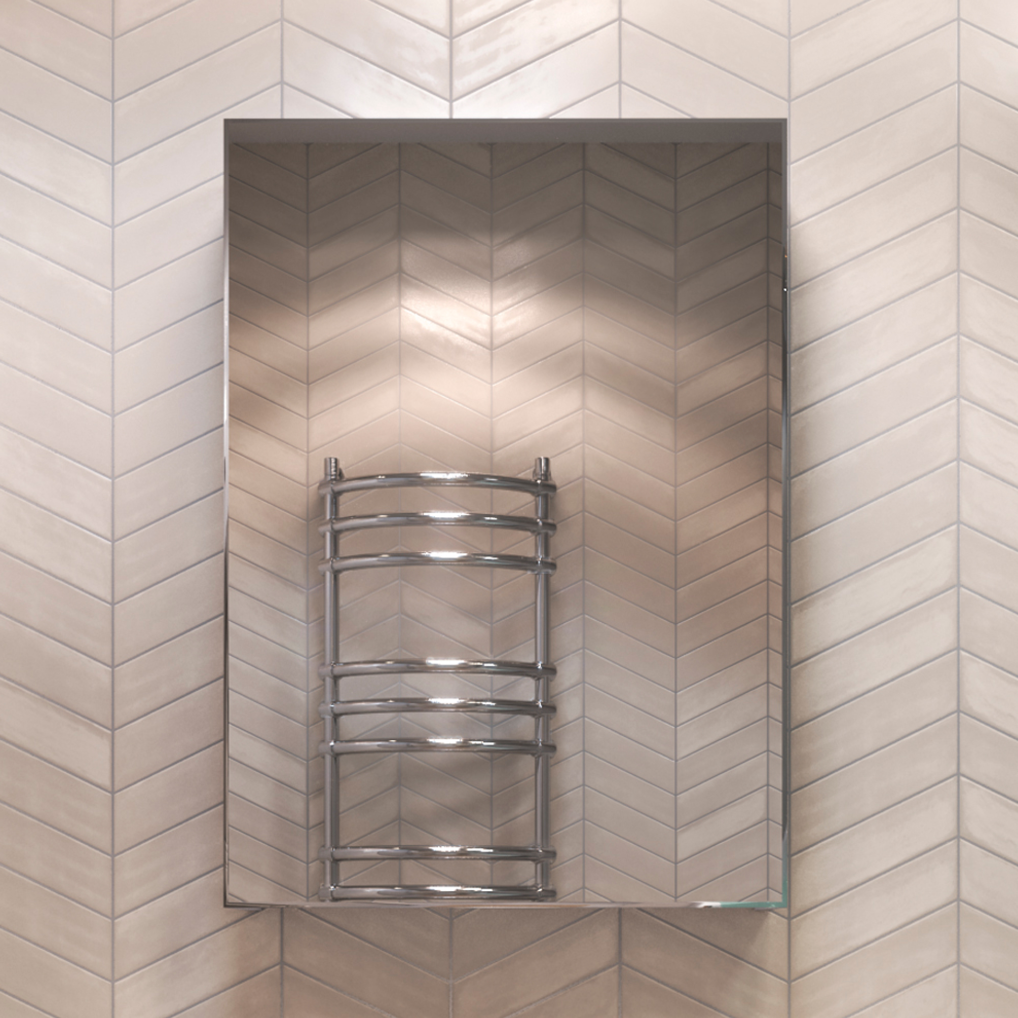 Зеркальный шкаф VIGO Grand 45 подвесной белый (zsh.GRA.45)