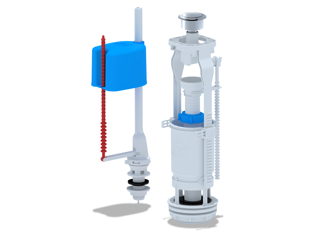 Набор с ниж. подв. 1/2 металлизир. кнопка  эконом, ANI PLAST