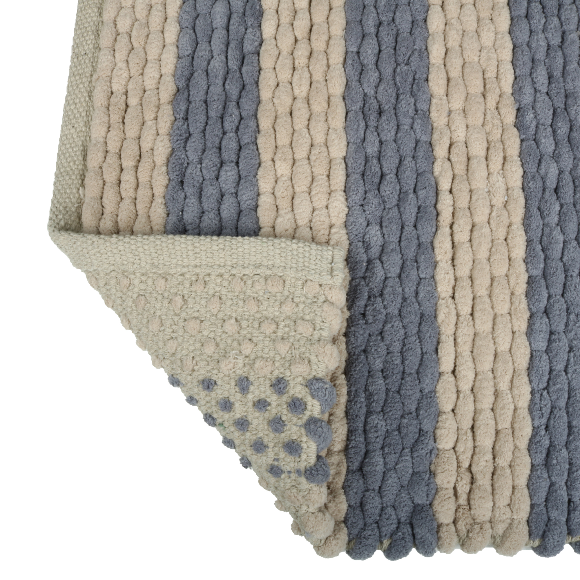 Коврик для ванной 1-ый Fixsen AMBER, FX-8040W, mix синий+бежевый, 50х80см 