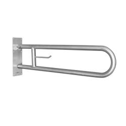 Поручень полукруглый для людей с ограниченными возможностями 800мм.  Матовый