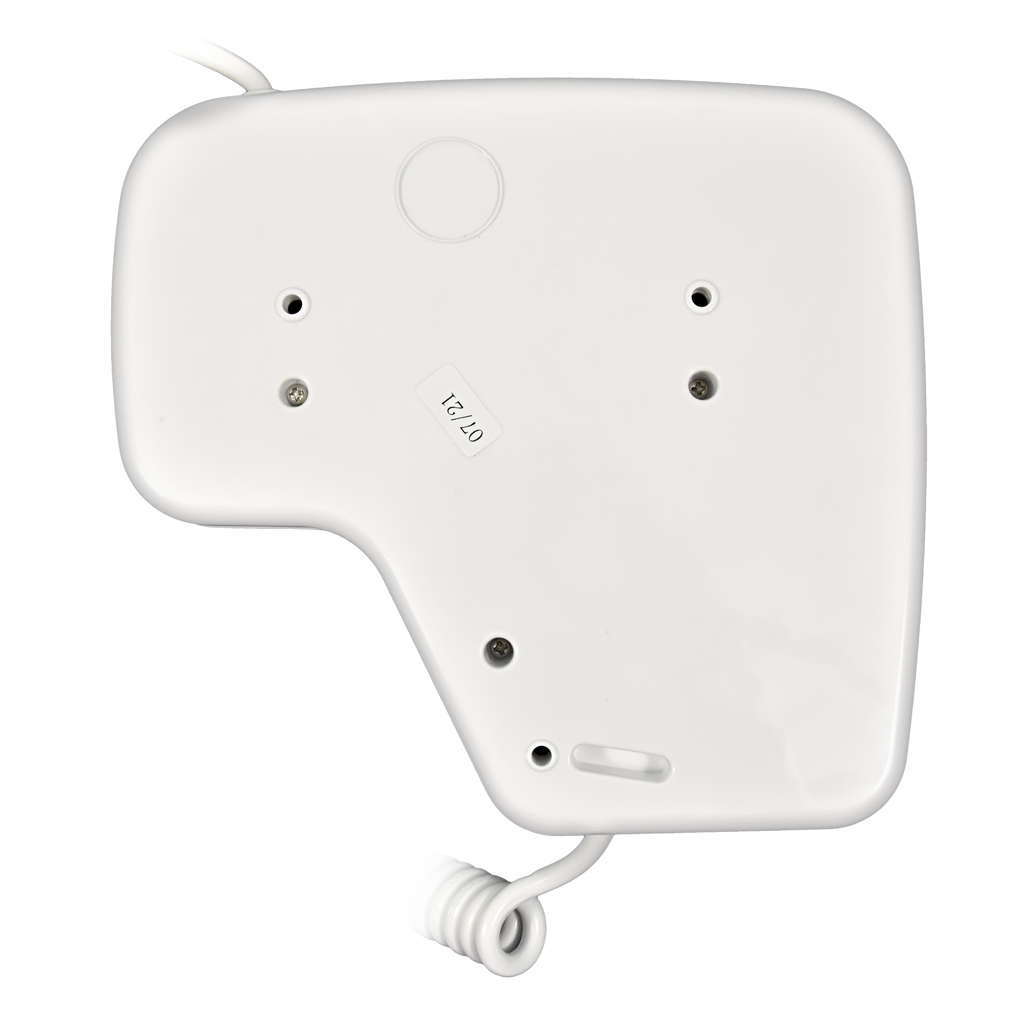 Фен для волос настенный PUFF-1200B белый, с розеткой, 1,2 кВт (1405.002)