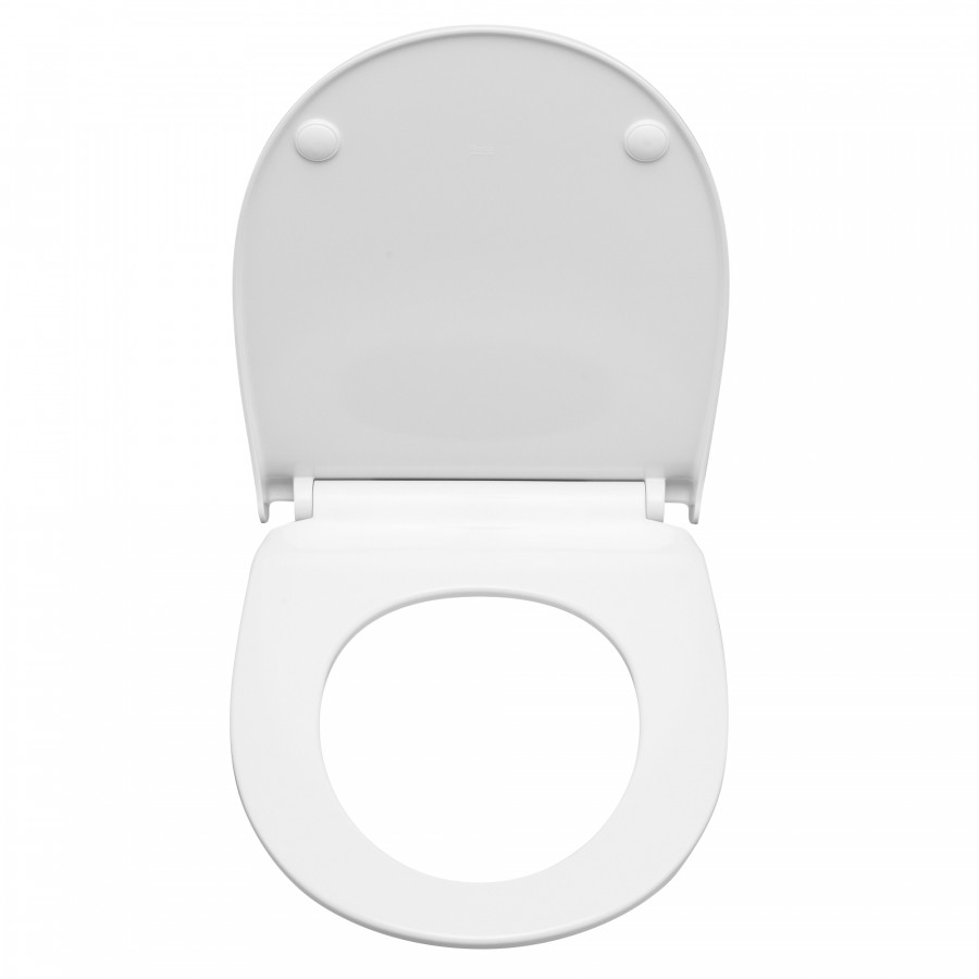 VICTORIA Сиденье и крышка для унитаза, дюропласт.,тонкое , с механизмом мягкого закрыв. ROCA