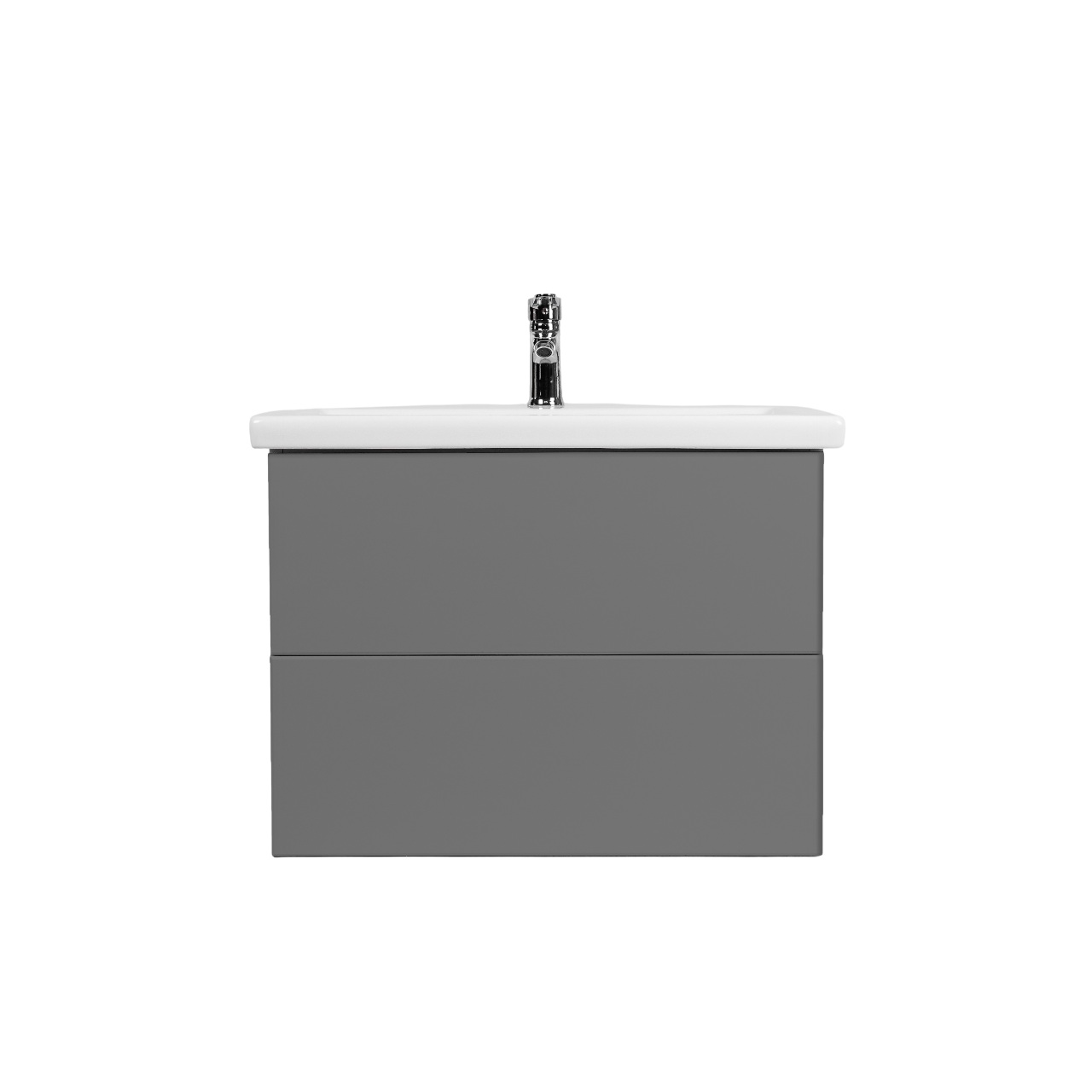 Тумба под раковину VIANT СОФИЯ 80 подвесная графит (VSOF80COG-T2YP)