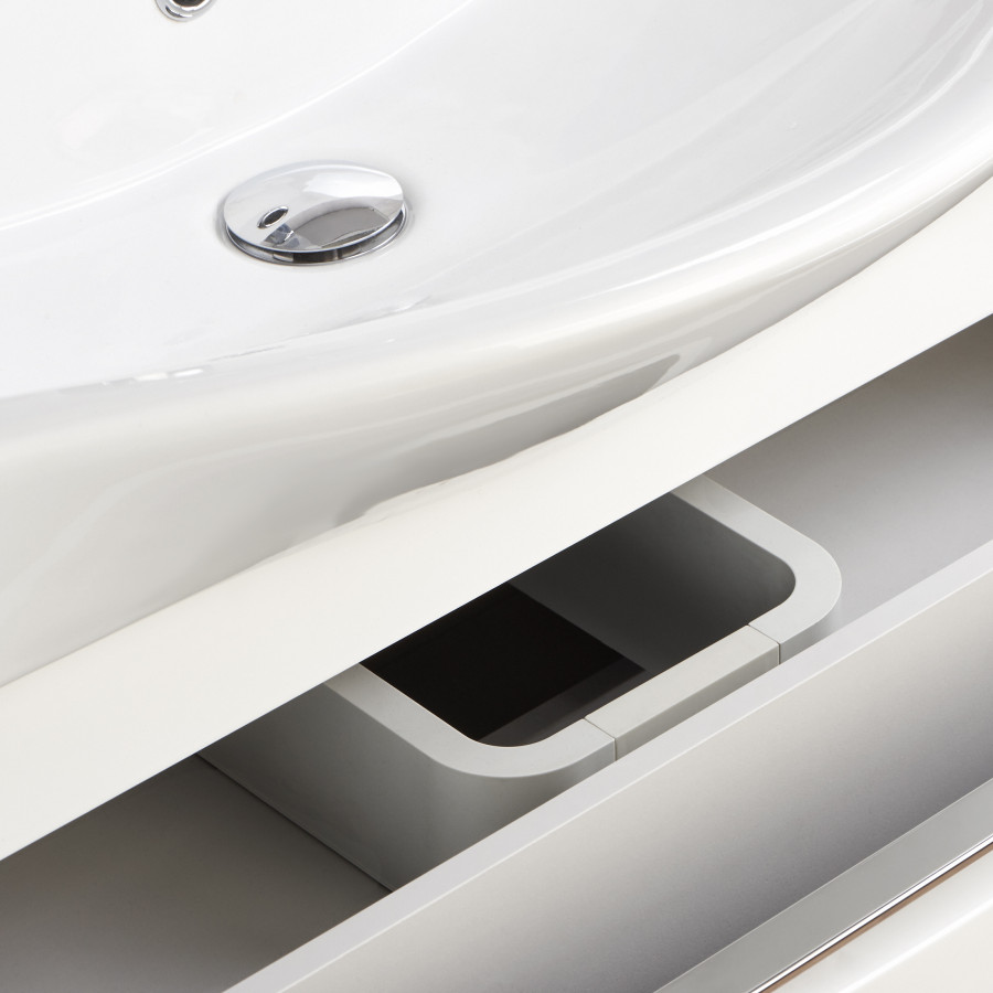 Тумба КАПРИ 80, белая (под раковину МИРАНДА 80)