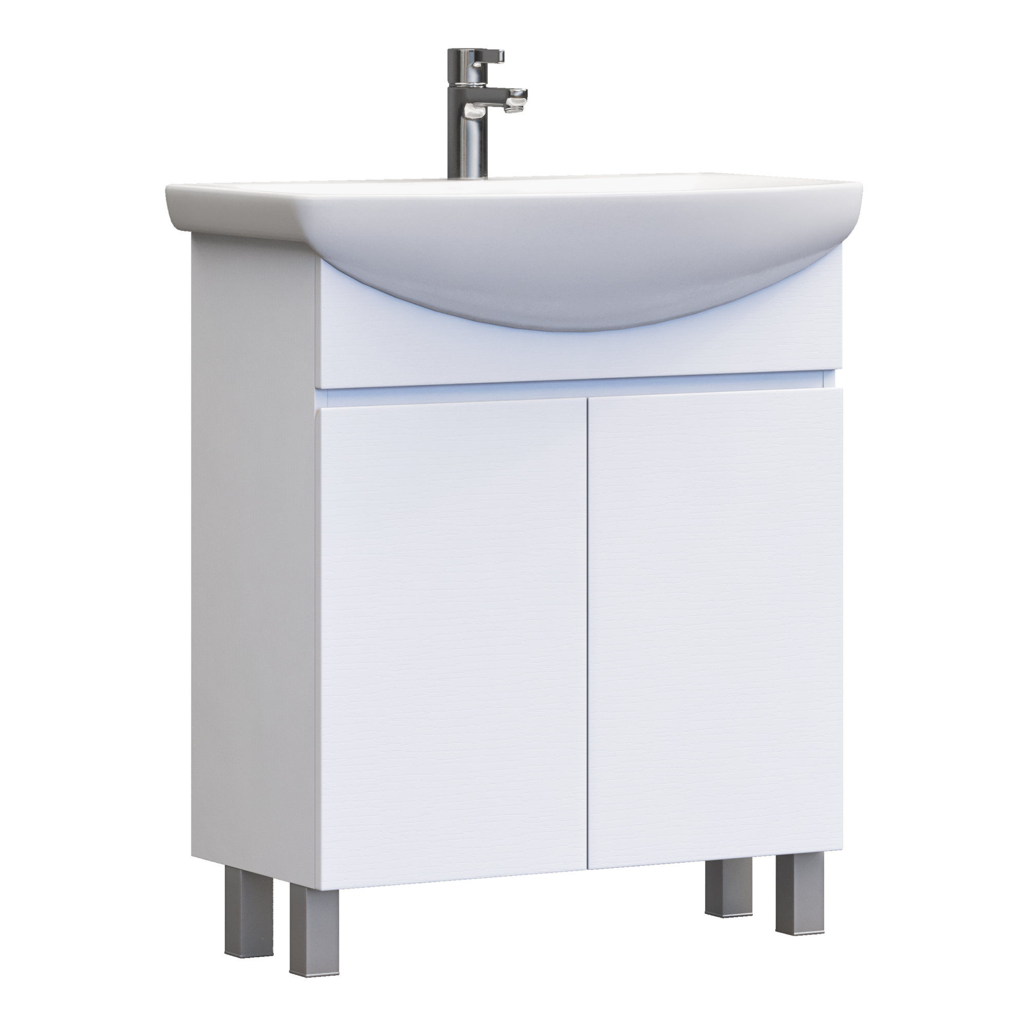 Тумба под раковину VIGO Wing 60 напольная белый (tn.WIN.BAL.60.2D белый)