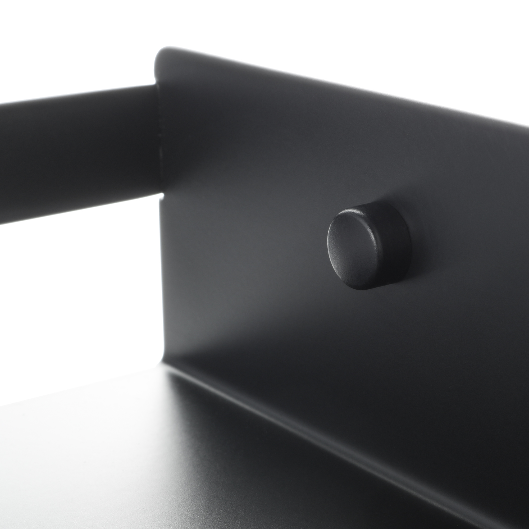 Полка прямоугольная одноэтажная FIXSEN HOTEL черная (FX-31003G)