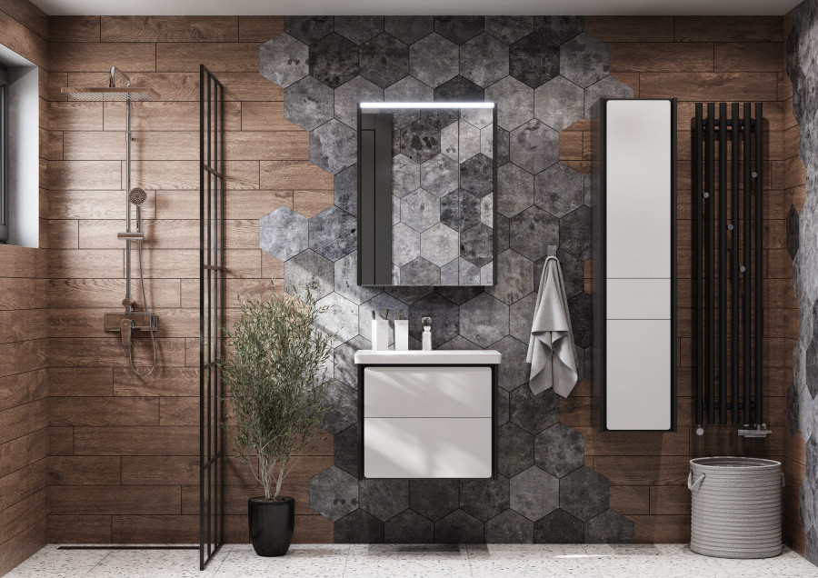 GAP UNIK Мебельная раковина 60, белая, ROCA