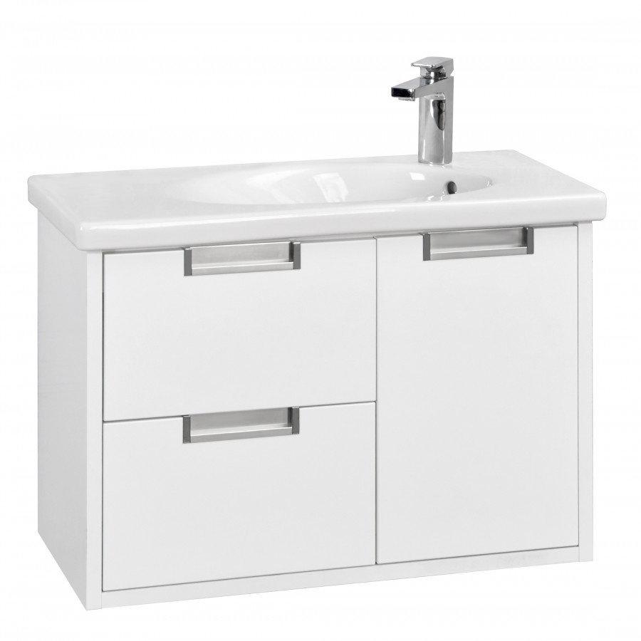 ETNA Тумба под раковину ETNA 80, белый глянец, ROCA