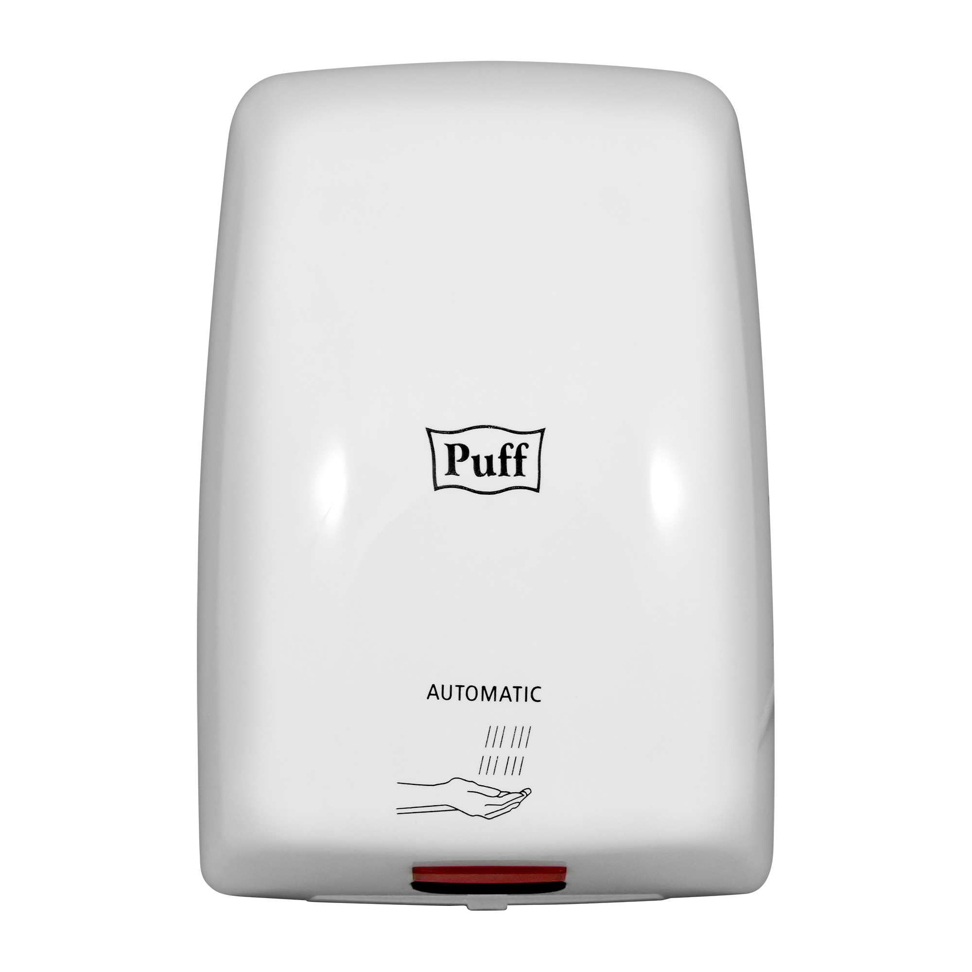 Электросушитель для рук PUFF-8815 высокоскоростной, антивандальный, белый 1 кВт (1401.375)