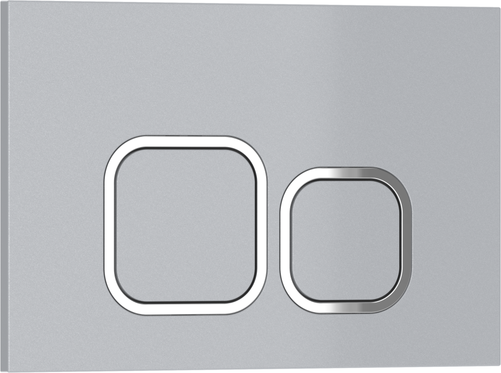 Комплект 2в1 IBERICA BLANCA инсталляция SILENCIO, кнопка смыва ESTI-Q хром матовый (IB001.834)