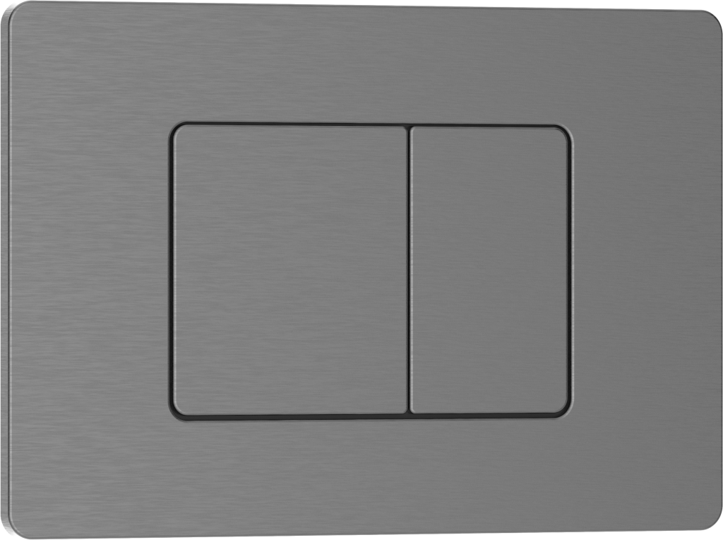 Кнопка смыва IBERICA BLANCA INOX-C нержавеющая сталь, вороненая сталь (IB.B011.008.000)