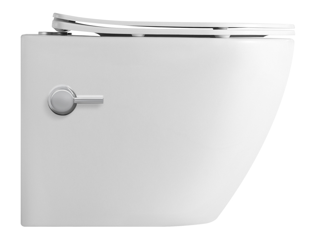 Унитаз подвесной IBERICA BLANCA BILBAO ALTO BIDE Tornado с функцией биде, белый (IB.BLA.234.1B1B)