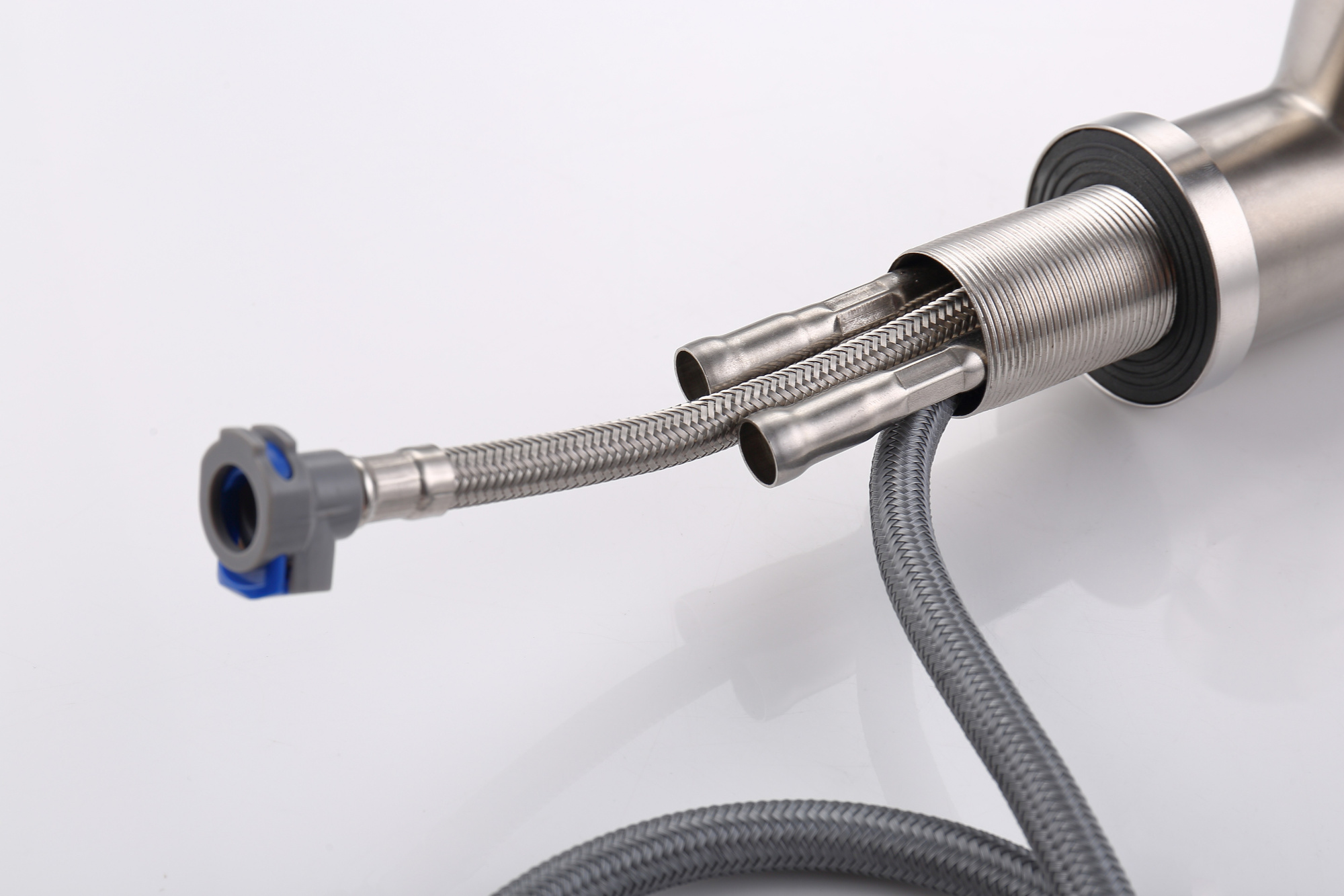 Смеситель для кухни TSARSBERG TSB-123-001 с выдвижной лейкой тип См-МОЦБИвА