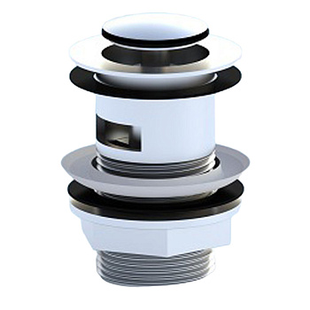 Крышка малая клик-клак АНИ Пласт M0400CL к сифону 1 1/4 дюйма металл хромированный высота 79