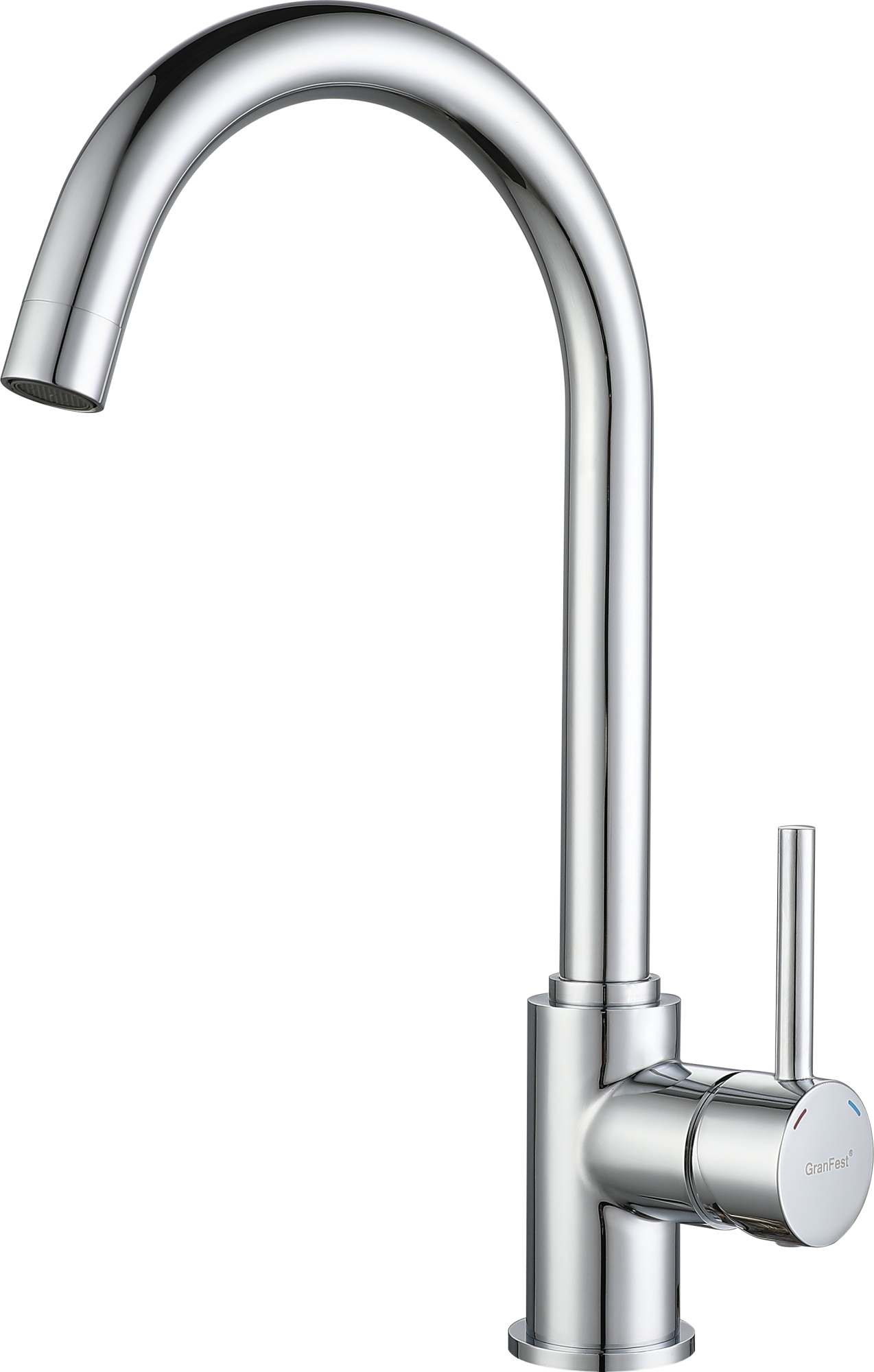 GF Смеситель для кухни, U-обр. D-35мм (хром)