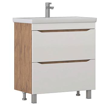 Тумба под раковину VIGO Grani 80 напольная дуб золотой (203 дуб золотой)