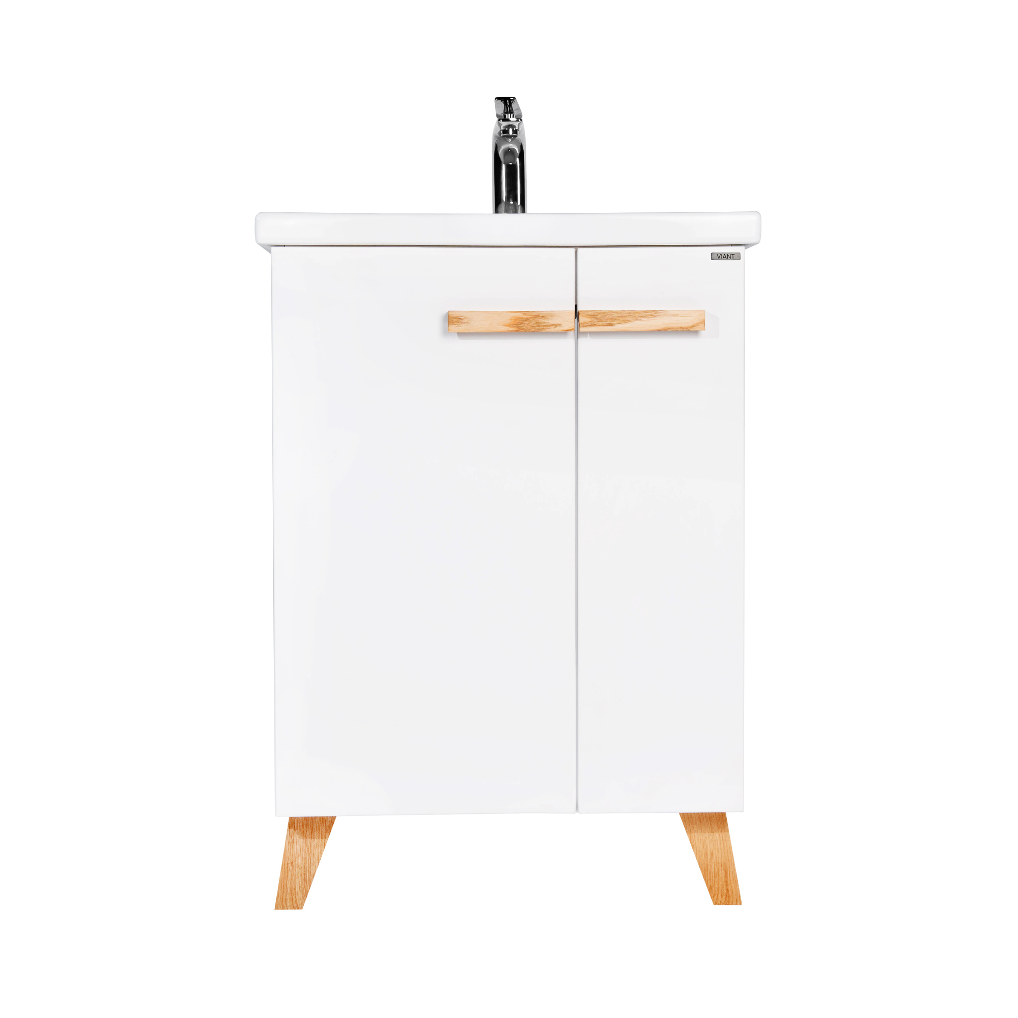 Тумба под раковину VIANT МЮНХЕН 70 напольная белый (VMUN70COBEL-T2ST)