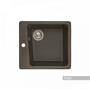 Мойка для кухни  Парма  510x470x175 мм, квадратная, кофе