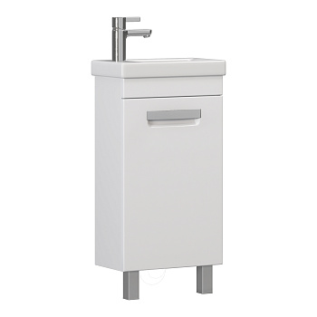 Тумба под раковину VIGO Plaza 40 напольная белый (tn.PLA.MIR.40.1D)