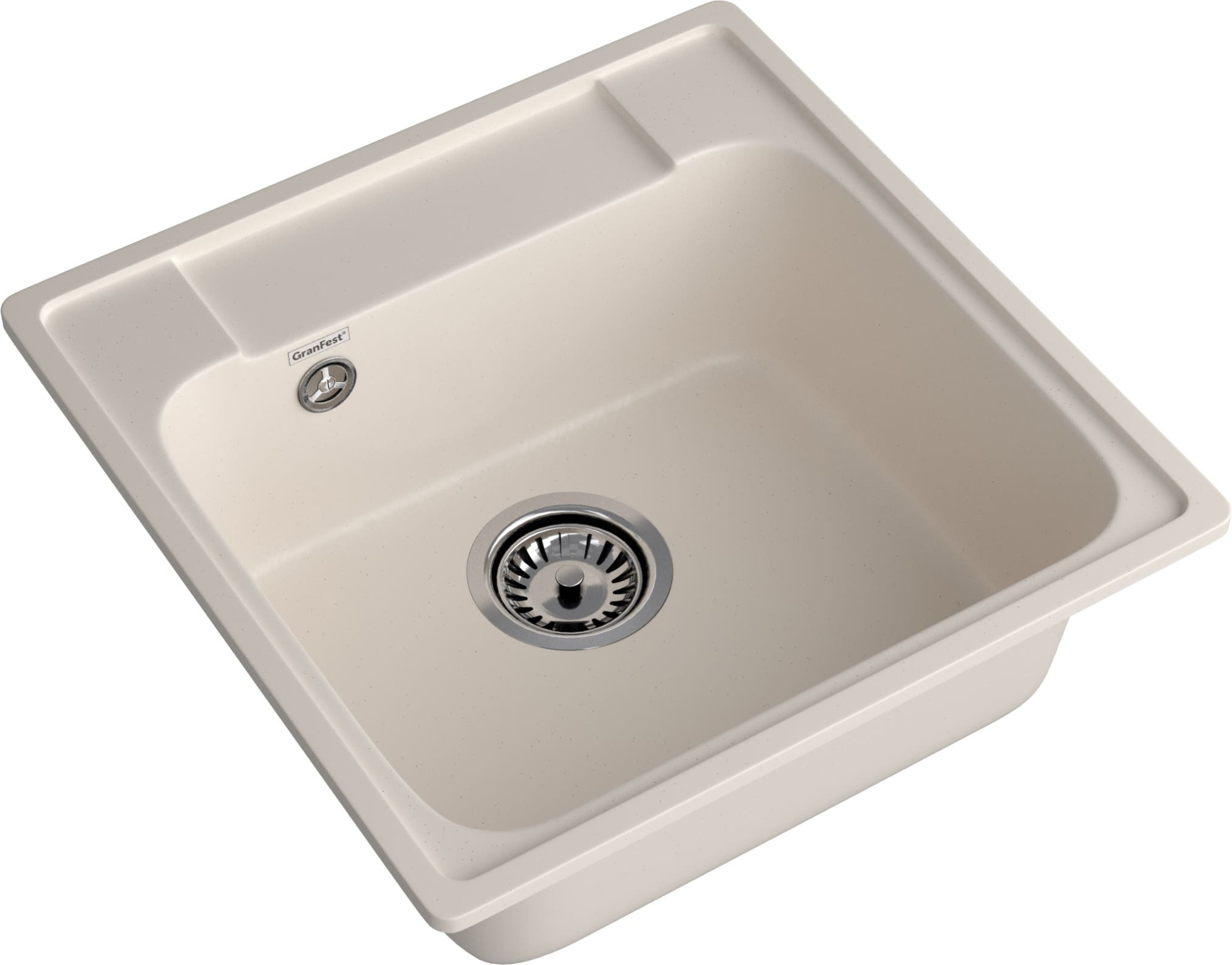 GranFest QUARZ (GF-Z48) Мойка для кухни 480*480мм (белый)