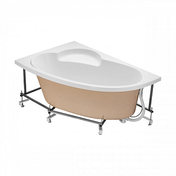 Монтажный комплект для ванны ШРИ-ЛАНКА 150х100 см. (рама, слив-перелив с сифоном, крепеж к стене, кр