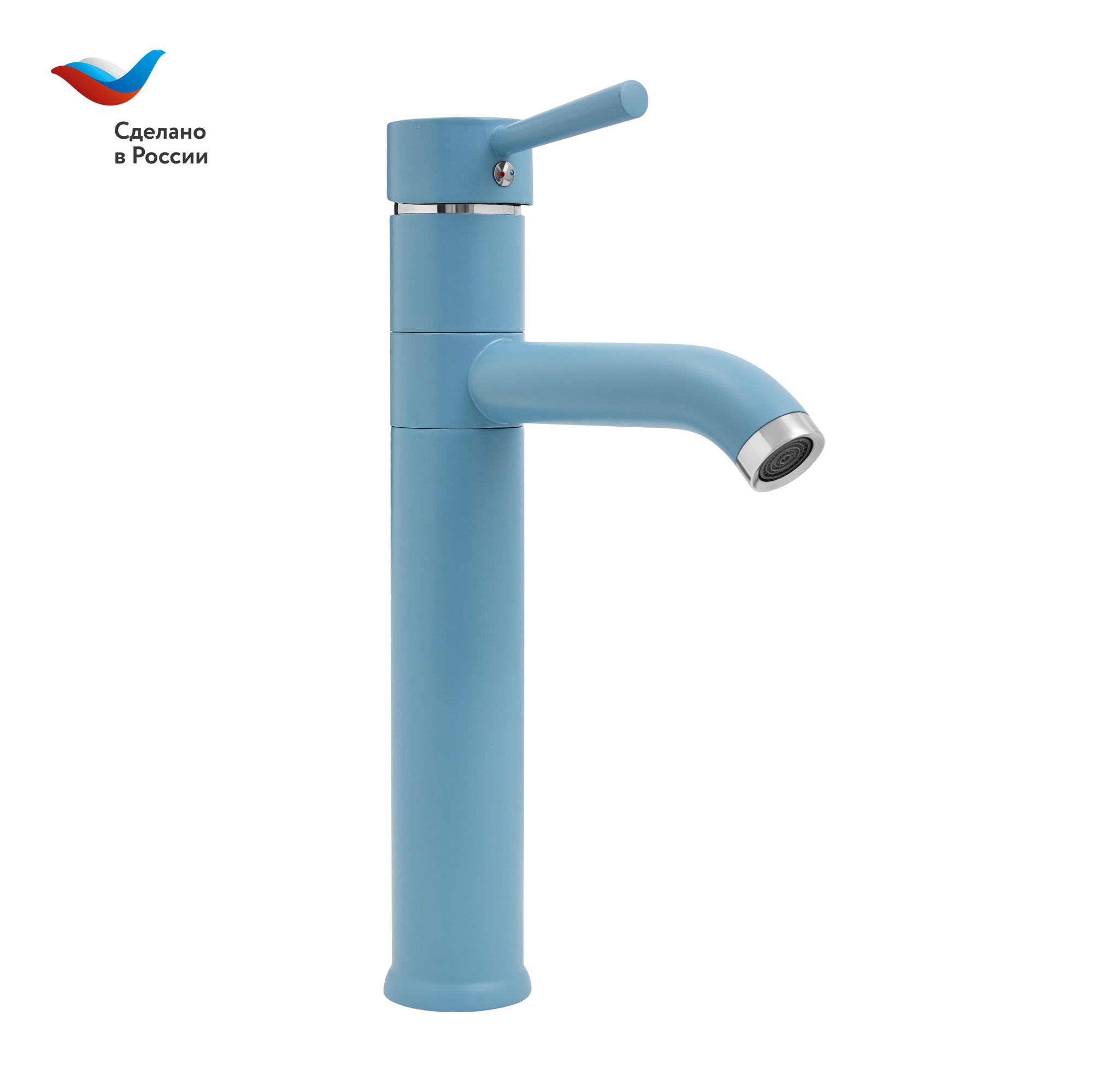 Смеситель для раковины СЛАВЕН Город СЛ-ОД-Д81 синий