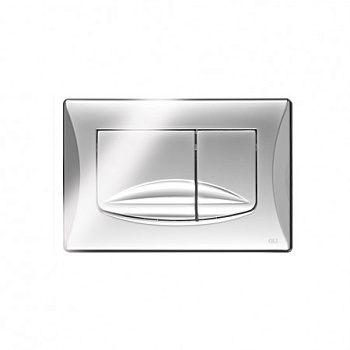 638504 Панель механ. двойная RIVER DUAL, пластик, хром глянцевый, OLI