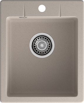GRANFEST Мойка URBAN 240  1-чаша 400*490мм песочный арт.GF-UR-