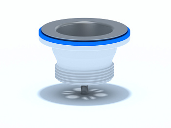 Выпуск 1 1/2 с нержавеющей сеткой,ANI PLAST