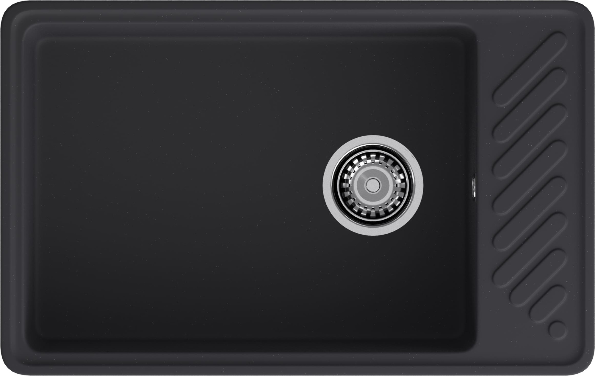 GranFest QUARZ (GF-ZL51) Мойка для кухни 760*480мм (черный)