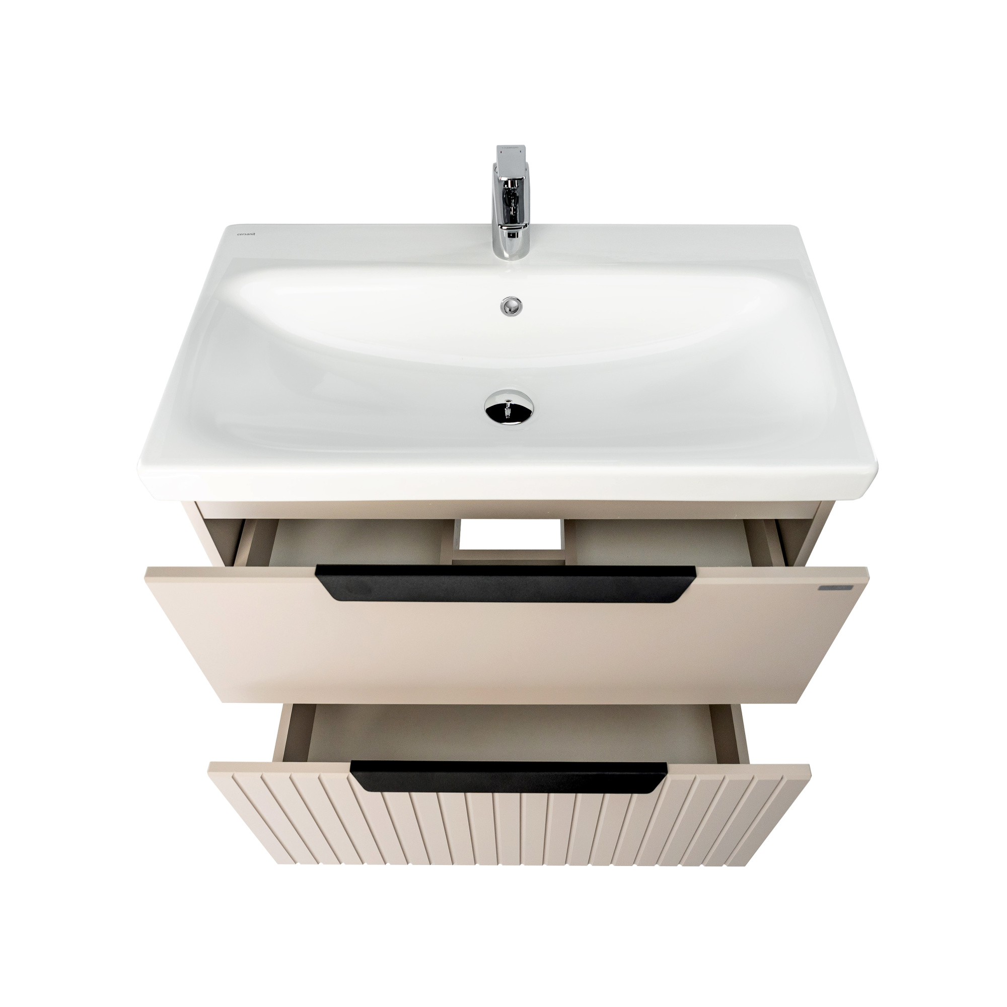 Тумба под раковину VIANT СИЦИЛИЯ 80 напольная капучино (VSIC80MDCAP-T2Y)