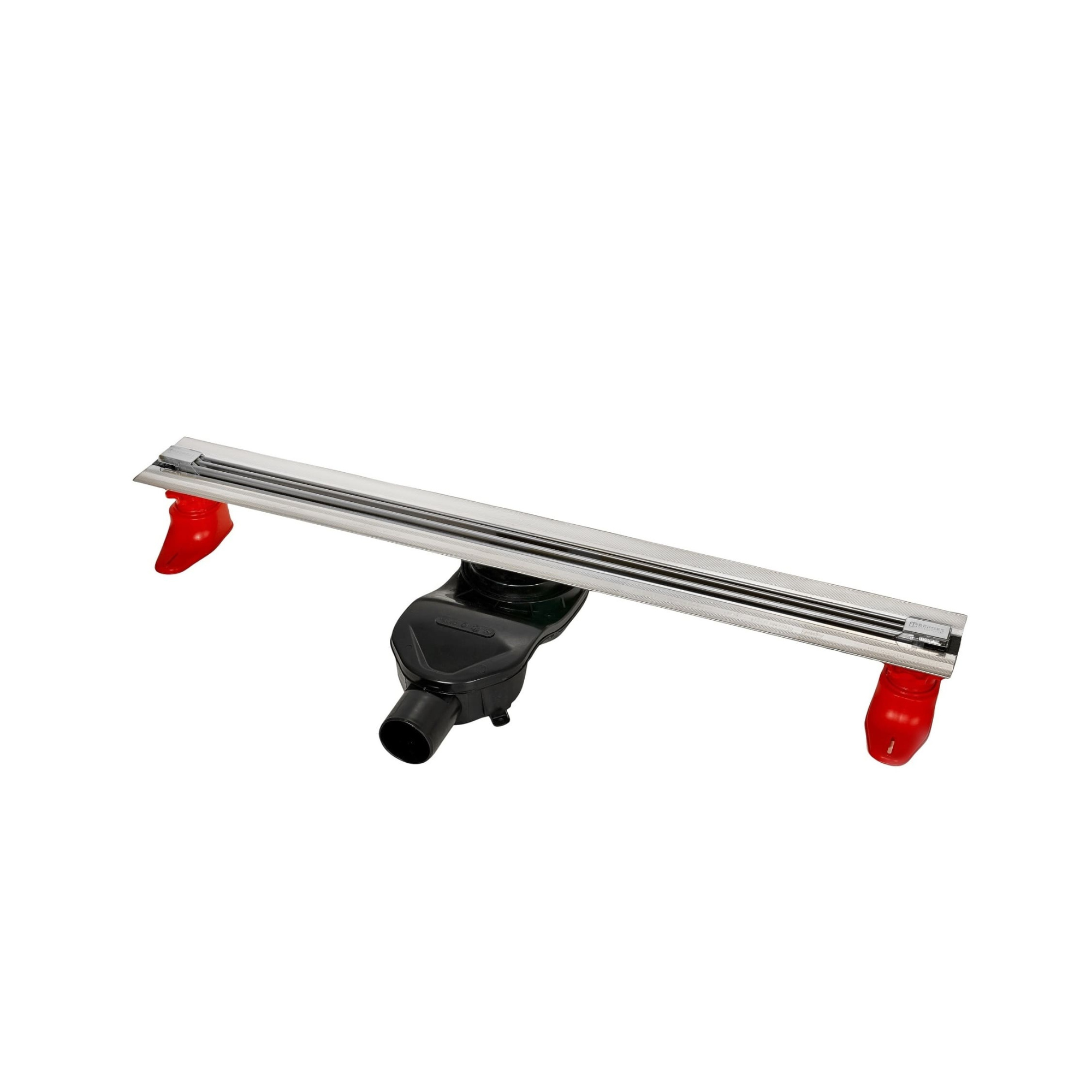 Желоб водосток SUPER Slim 800, матовый хром, S-сифон D50 H60 боковой, BERGES