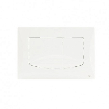638501 Панель механ. двойная RIVER DUAL, пластик, белый, OLI