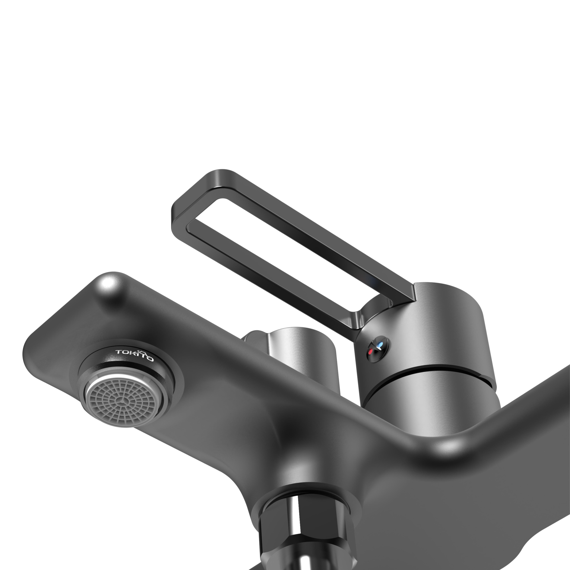 Смеситель для ванны TOKITO KUDO черный (TOK-KUD-1014)