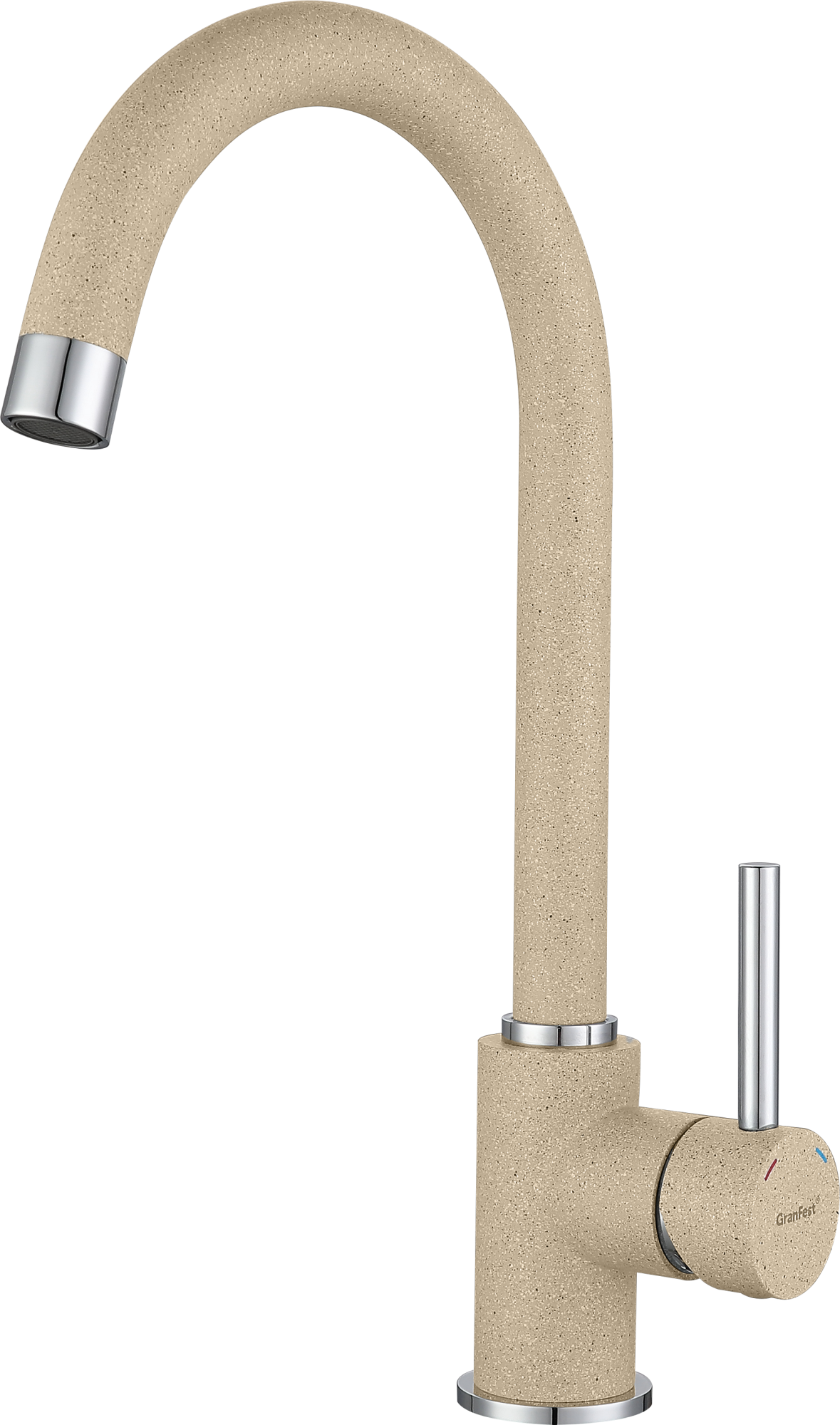 GF Смеситель для кухни, U-обр. D-35мм (бежевый)