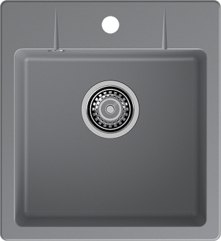 GRANFEST Мойка URBAN 245  1-чаша 450*490мм темно-серый арт.GF-UR-