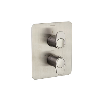 Встраиваемый термостатический смеситель для душа ALEXIA 362411SNC никель брашированный на 1 выход