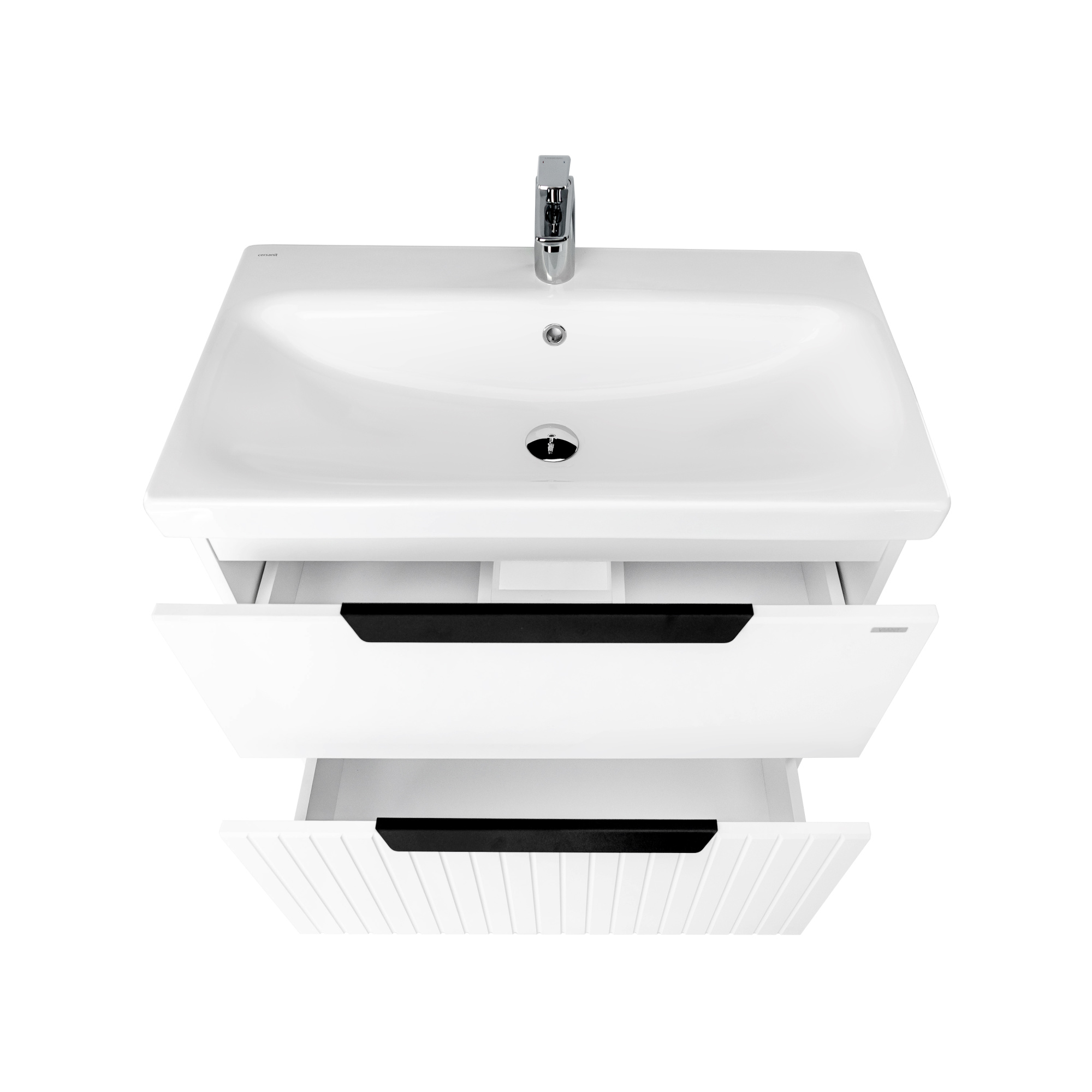 Тумба под раковину VIANT СИЦИЛИЯ 80 напольная белый (VSIC80MDBEL-T2Y)