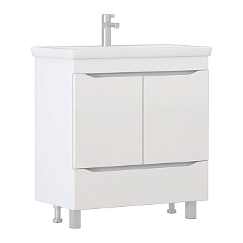 Тумба под раковину VIGO Grani 80 напольная белый (286)