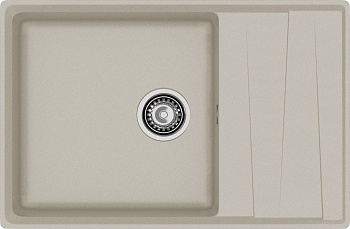 GRANFEST Мойка композит LEVEL, GF-LV-760L, чаш+кр 760*500, топаз