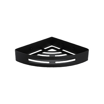 Полка угловая одноэтажная FIXSEN HOTEL черная (FX-31003K)