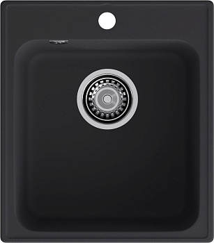 GranFest QUARZ (ECO-17) Мойка  1-чаш. 420*480 (черный)