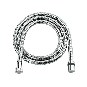 Шланг душевой двухзагибный 1,5 м, стальной, хром. LEMARK