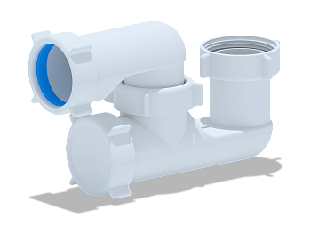 ANI Сифон для ванны 1 1/2"*40, регулируемый, ANI PLAST