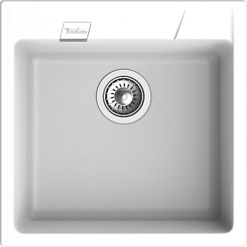 RIVELATO Мойка RAUM 50  1-чаша 500*510мм brina арт.