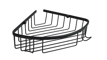 Полка угловая одноэтажная FIXSEN HOTEL черная (FX-31051-1A)