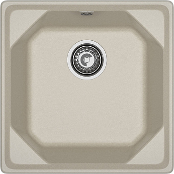 GRANFEST Мойка композит UNIQUE, GF-U-500, 1-чаша 500*500, топаз