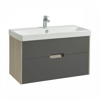 Тумба ОЛИВИЯ 90, грей, дуб ойстер (под раковину АДРИАНА 90)
